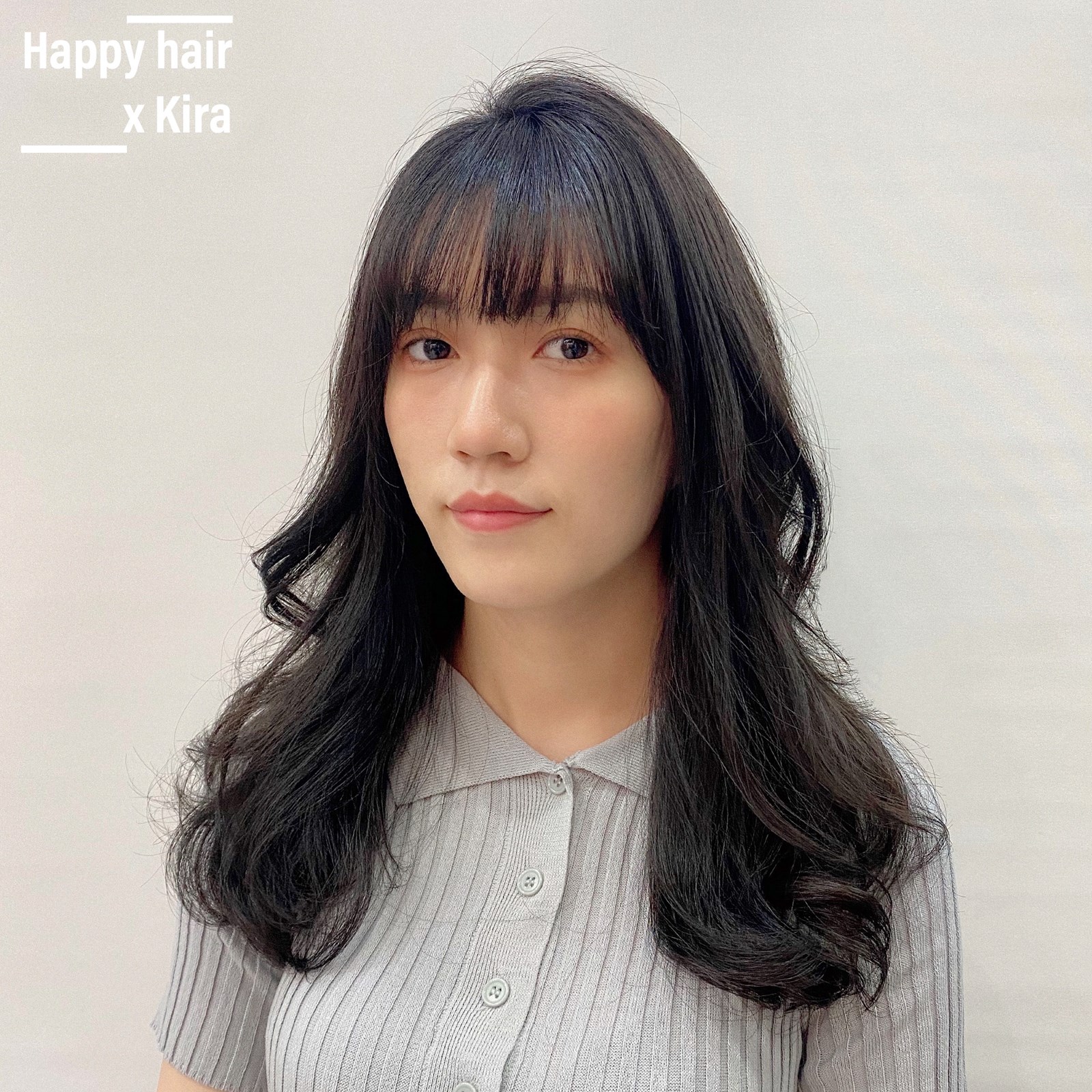 谁说烫发一定要染色 这样的黑发造型美翻了 每日头条